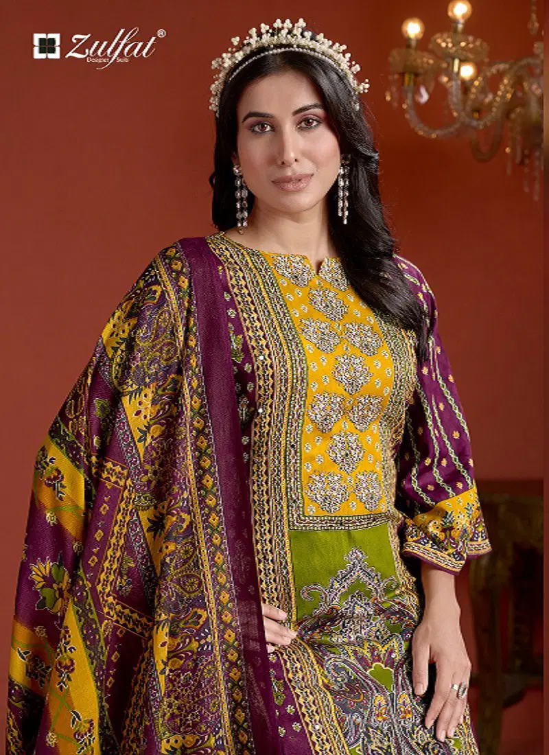  Raabta by Zulfat Vol 5 Jam Cotton Printed Dress Material Collection